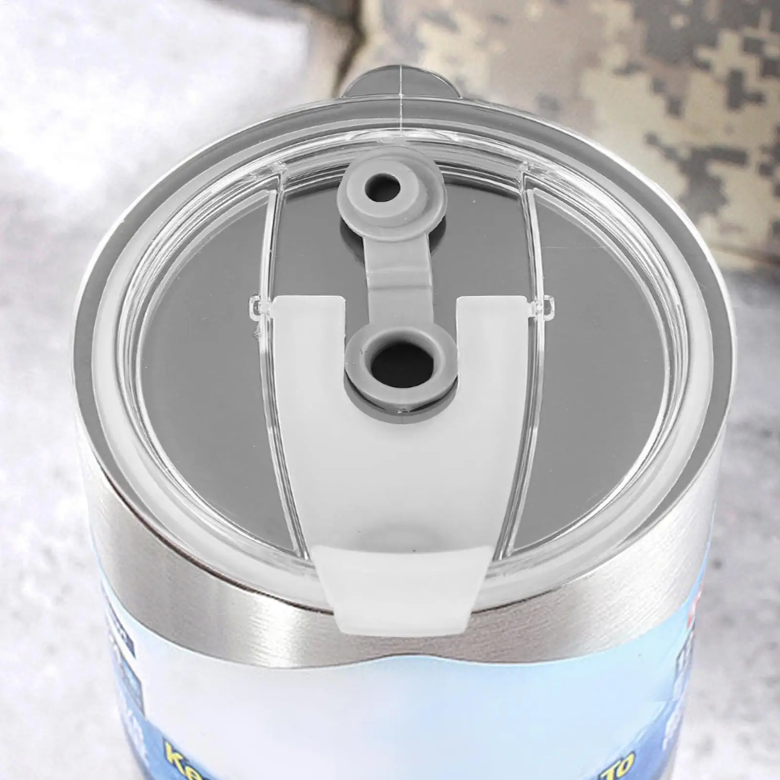 16​/​20/30oz Plastic Lids Sealing Bottle Cover Splash Spill Proof Double Sealed Leak Proof Special Straw Cover Sealing Caps