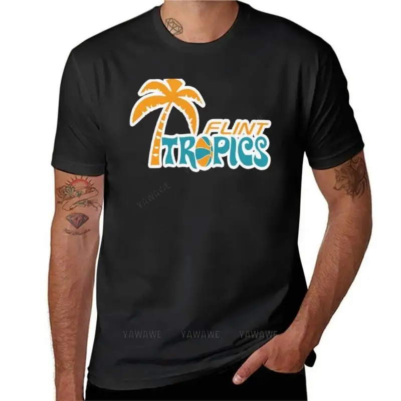 Flint Tropics Retro T-Shirt graphic t shirts shirts graphic tees mens graphic t-shirts anime brand t-shirt summer top tees