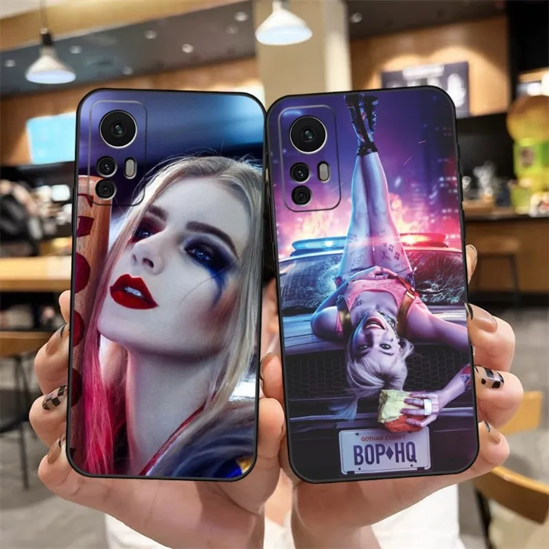 Movie Harleen Quinzel Phone Case For Xiaomi 11 11T 13 11i 12 12X 10T 13TPro 10S 10Pro Pro Lite Ulltra MIX4 CIVI Black Cover