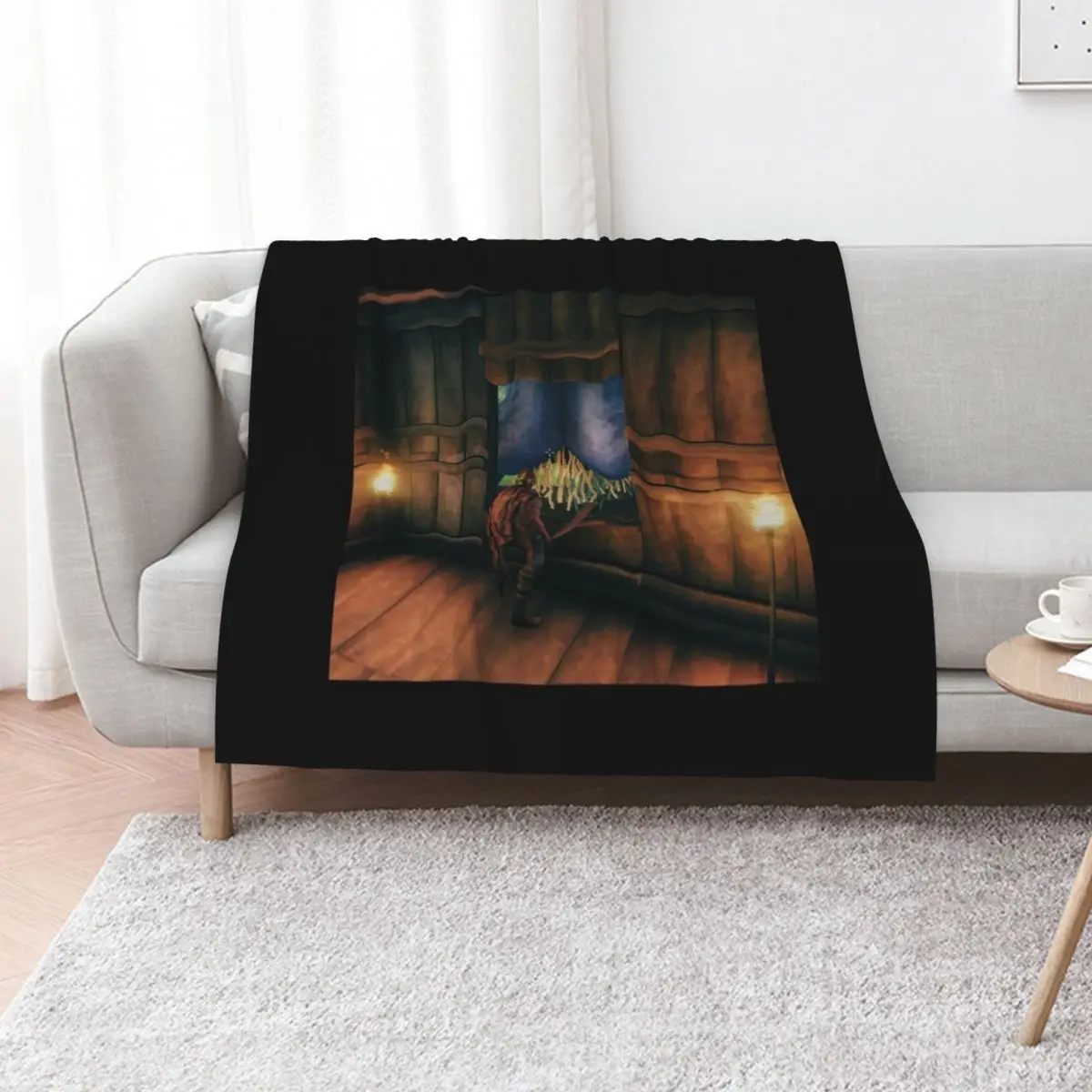 

Valheim - Forest Troll Butt (gift) Throw Blanket sofa bed Kid'S Plaid Flannel Blankets