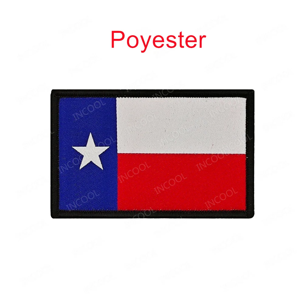 US American Flag Poyester Patches America California Texas Arizona Flag Appliqued Armband For Clothing Backpack Cap