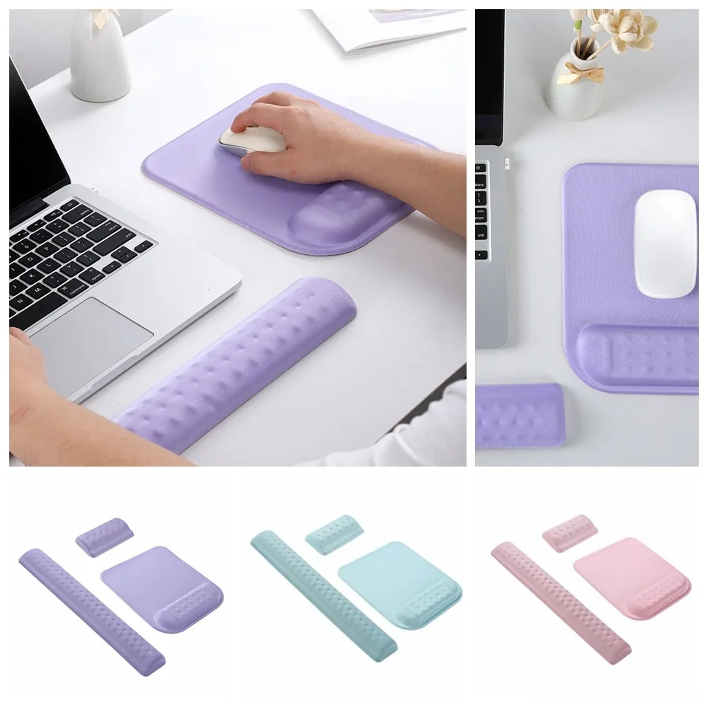 Wrist Support Keyboard Wrist Rest Pad Ergonomic Hands Widen Wrist Rest Mouse Pad Nonslip Mousepad Mouse Carpet Typewriting Tools