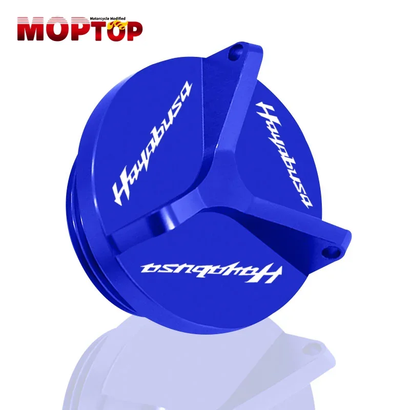 جديد هايابوسا دراجة نارية اكسسوارات غطاء توصيل المحرك الترباس غطاء فتحة تعبئة الزيت ل هايابوسا 1999-2022 M20 * 1.5 غطاء مرشح زيت المحرك #6