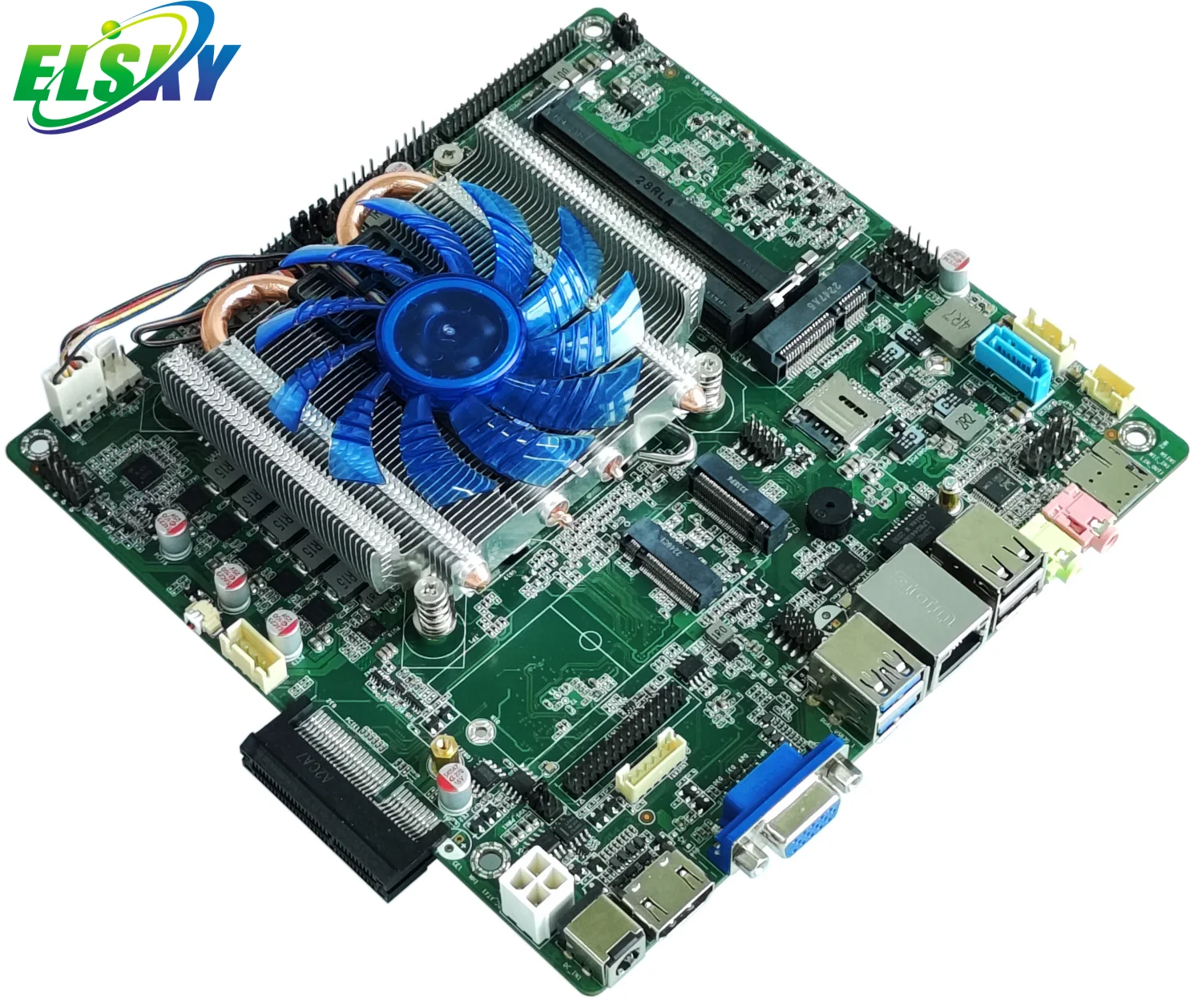 ELSKY  Motherboard and Processor Alder Lake 12th Generation I3-1215UL Realtek 8111H Support 5G (M2) Module  8K Resolution 2*DDR4