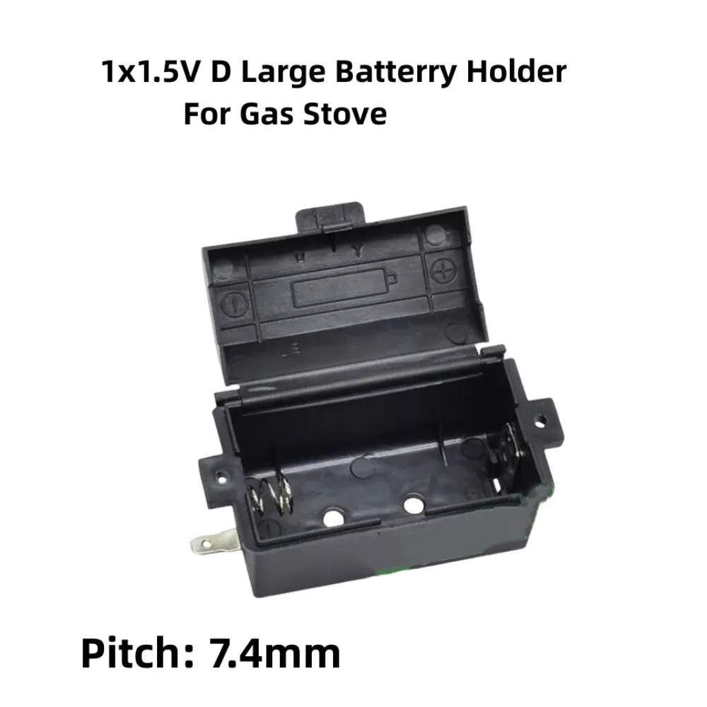 1X1.5V Large D Battery Holder For Household Natural Gas Stove Electronic Pulse Power Supply Box Accessories