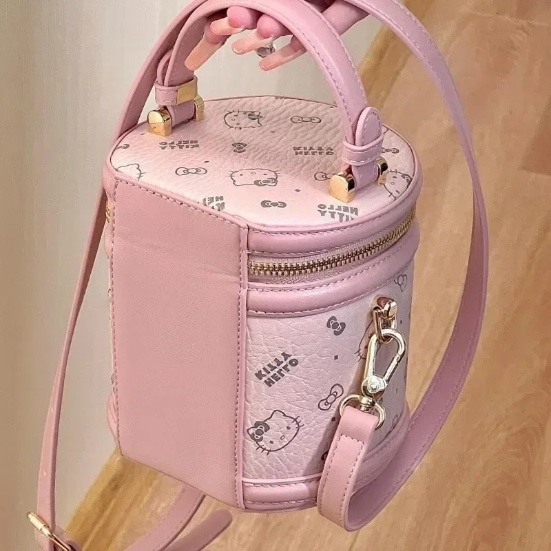 Sanrio Hello Kitty Emmer Tas Cartoon Anime Leuke KT Kat Dame Schoudertas Mode Handtas Grote Capaciteit Meisjes Vakantiecadeaus