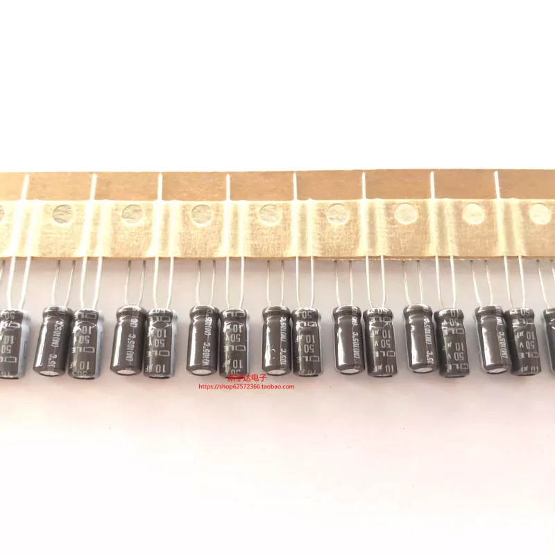 10-100PCS 10UF50V Black Diamond 50V10UF 5X11 LE series high-frequency long-life electrolytic capacitor original