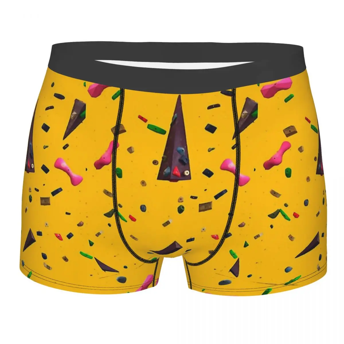 Rock Climbing Men Boxer Briefs Underpants Rock Climbing Highly Breathable High Quality Gift Idea