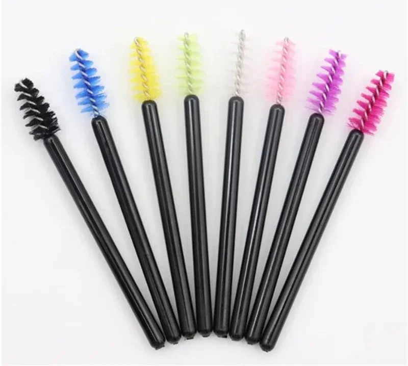 50/100 Disposable Eyelash Micro Brush Eyebrow Comb Mini Mascara Wand Applicator Microbrush Lash Extension Supplies Makeup Tools