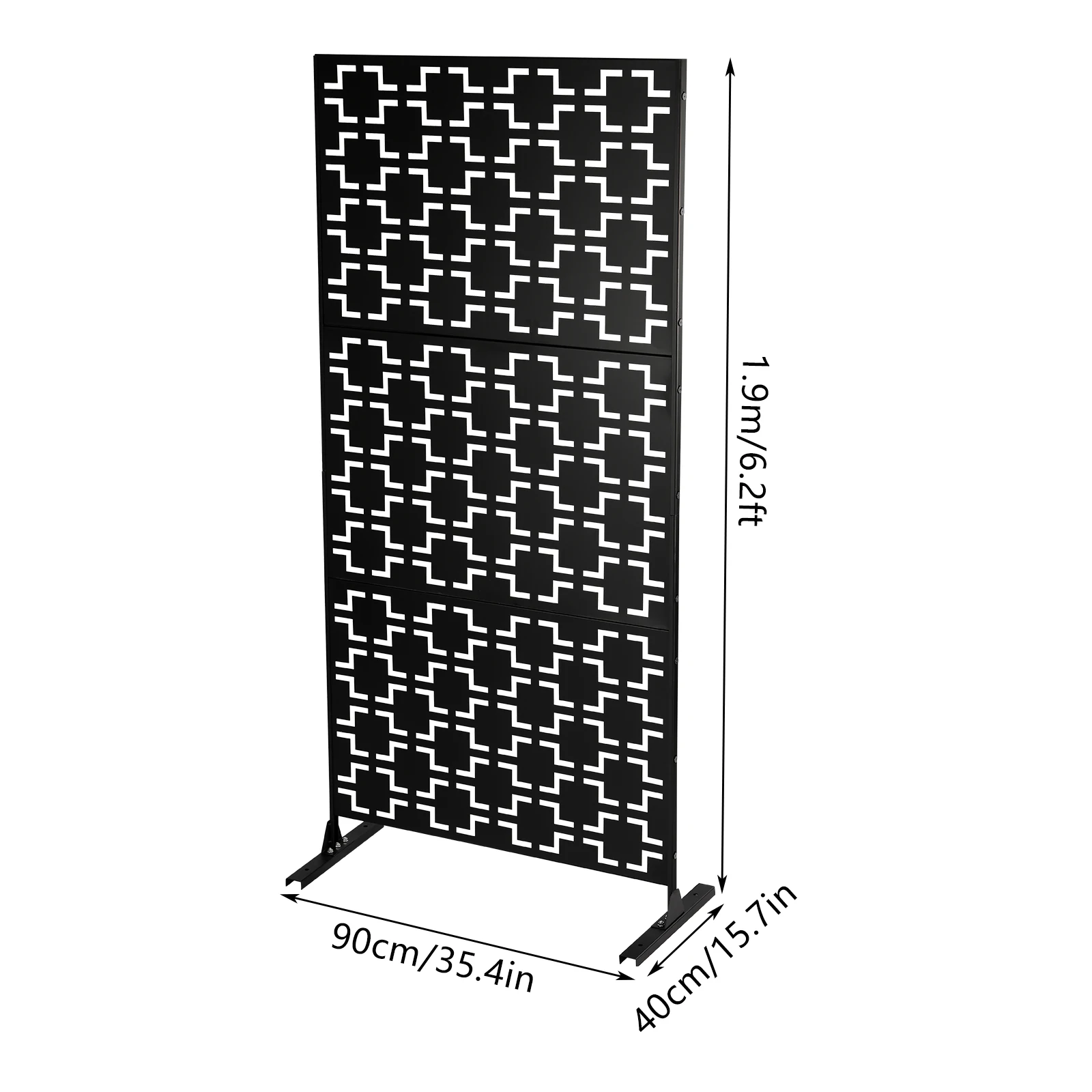 Patio Privacy Screen for Backyard, Privacy Protection, Outdoor Fencing, Easy Install, Waterproof, Rust-resistant, Ideal for