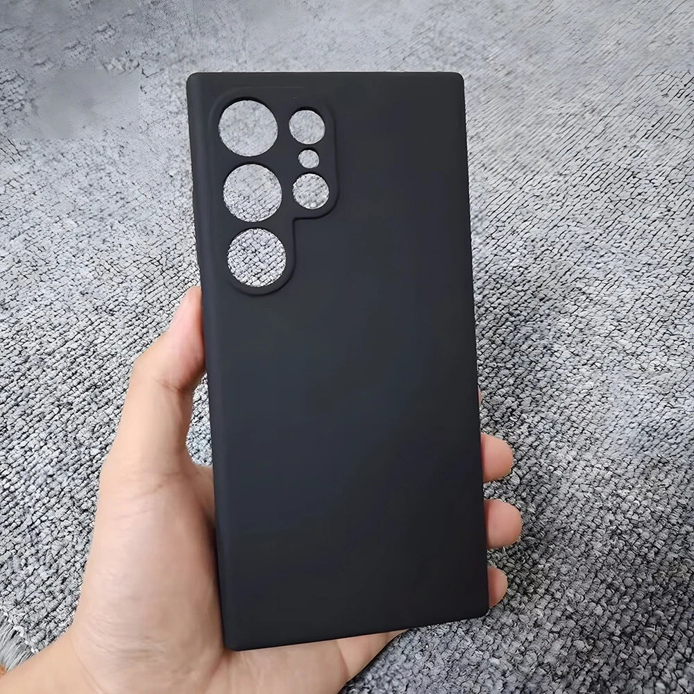حافظة لهاتف سامسونج S25 Ultra S24 S23 S22 S21 S20 Plus Fe Galaxy A54 غطاء سيليكون