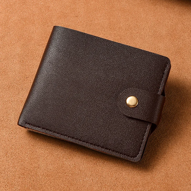 Ultra Thin Folding Wallet for Women Men Multi Card Slot Credit Card Holder Mini Short Wallet