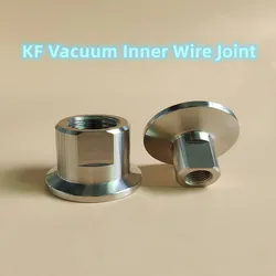 Connector KF16-1/8,3/8 Vacuum Inner Wire Joint Stainless Steel Vacuum Inner Thread Connector Fast-loading Chuck Inner Wire Joint