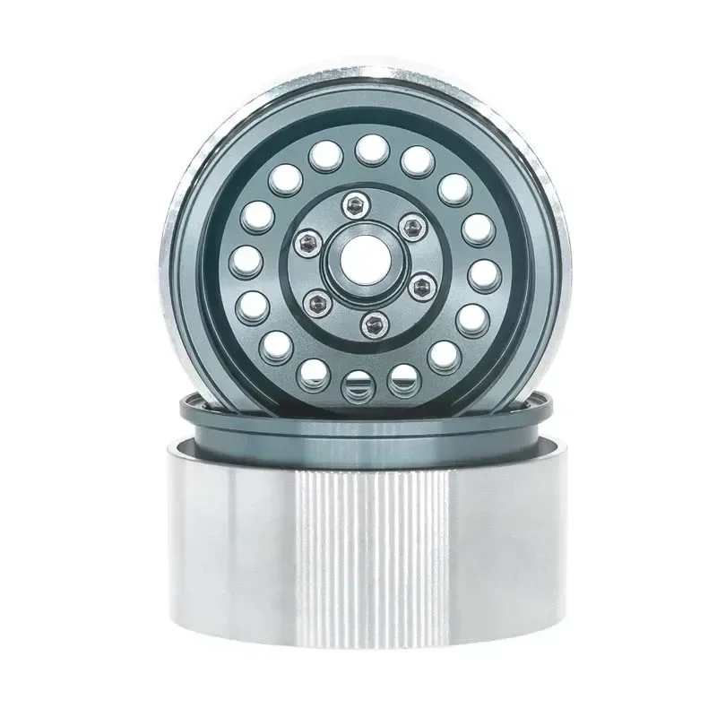 4pcs 1.9 Inch Offset -8mm for Beadlock RC Wheel Rim Set Wheel Hub for 1:10 Car Crawler Axial SCX10 II 90046 SCX10 III AXI03007 T