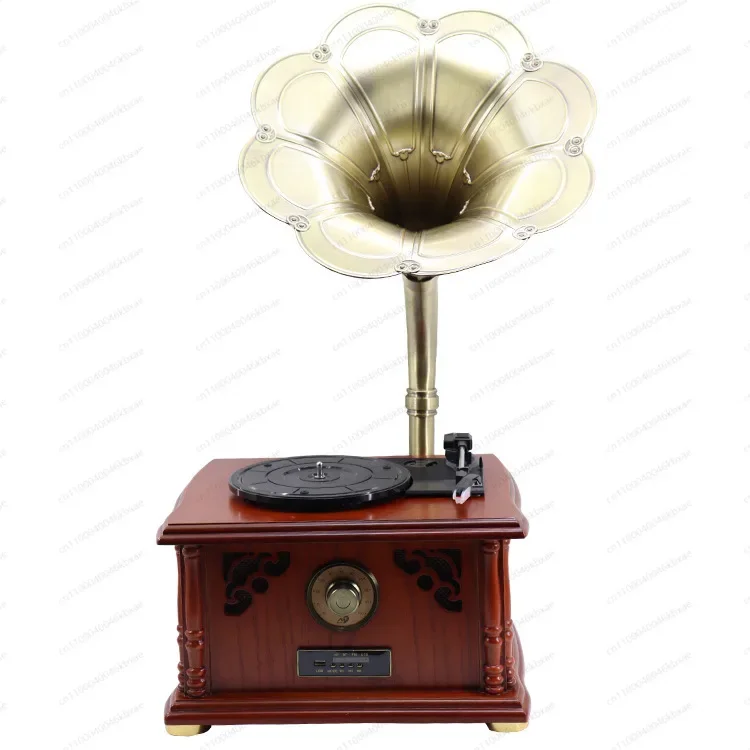 Special High sensitivity vinyl record player wooden retro nostalgic radio manual bluetooth phonograph
