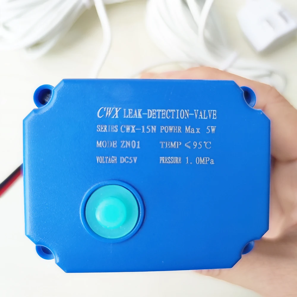 Imagem -04 - Smart Water Leak Detector System Anti Overflow Vazamento Sensor 1pc Alarm Valve Pcs Cabo Sensor Pol Pol Pol