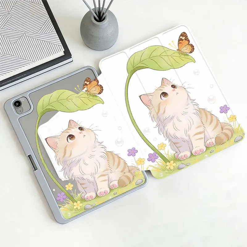 360°Rotatable Tri-Fold Stand Cover For IPad Mini6 8.3 Pro 10.5 Pro11 iPad A16 2025 11 Air11/13 iPad 10.2 7/8/9 4/5 10.9 10th
