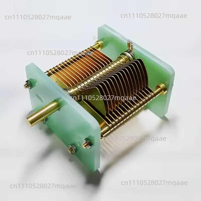 High-Power Air Variable Capacitor Semi-Handmade Air-Adjusted Capacitor Capacity 10PF-330PF