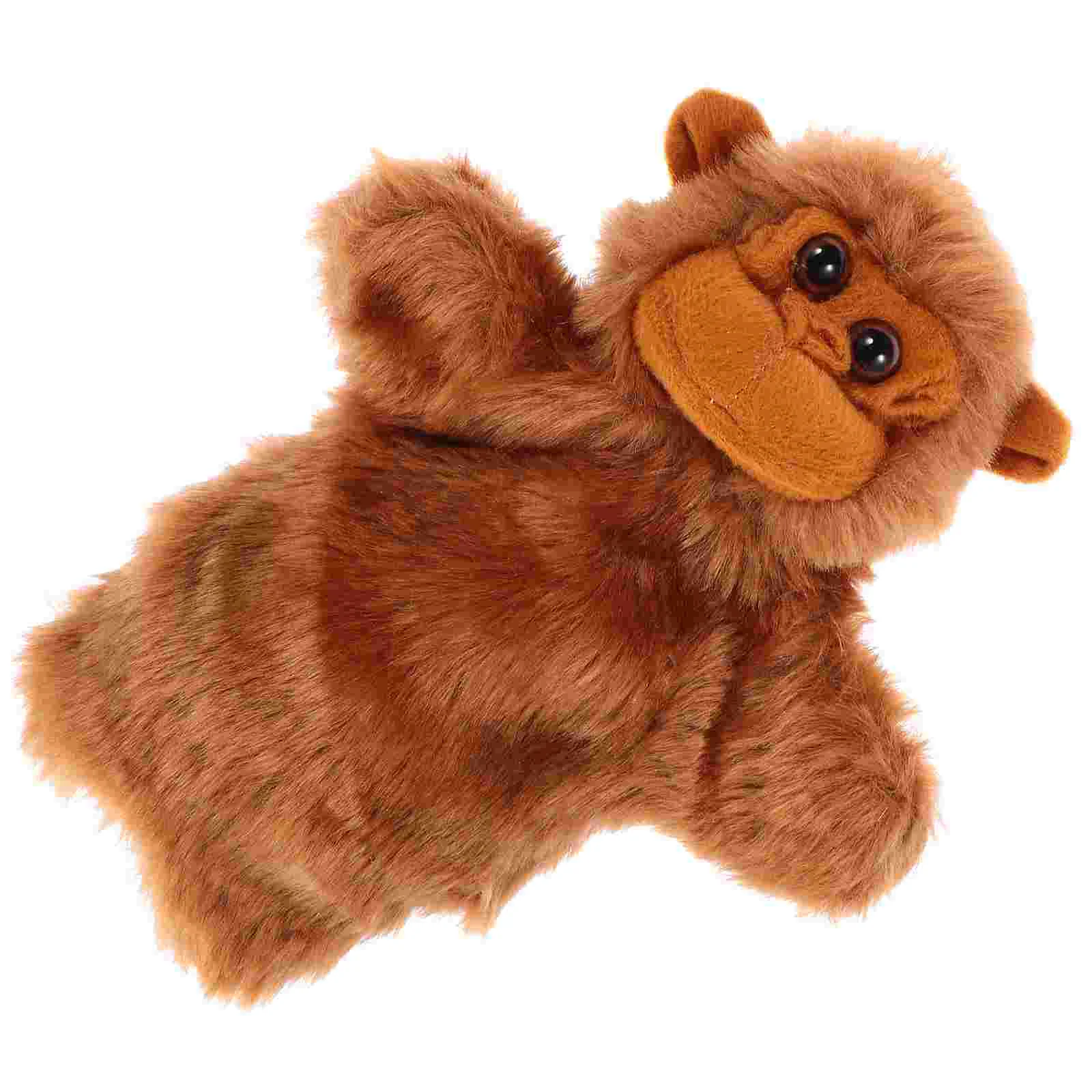 Animal Orangutan Hand Puppet Child Children's Toys Cotton Puppets for Storytelling