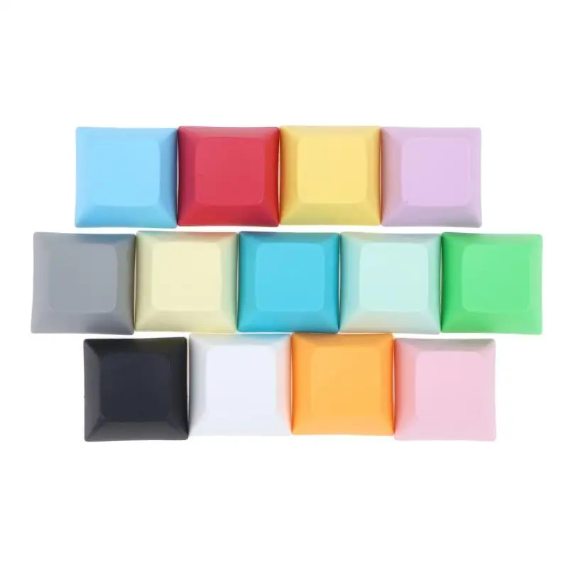 10Pcs DIY DSA 1U Keycap For MX Switches Keyboard Key Cap Multiple Color Thick Durable PBT DSA Height Keycap