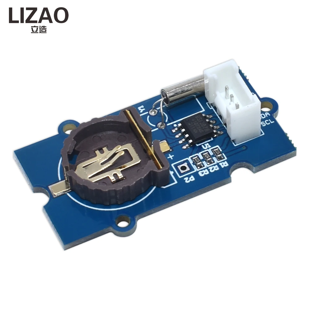 LIZAO DS1307 RTC Real Time Clock Module Grove Interface High Precision with Battery Socket for Arduino DIY