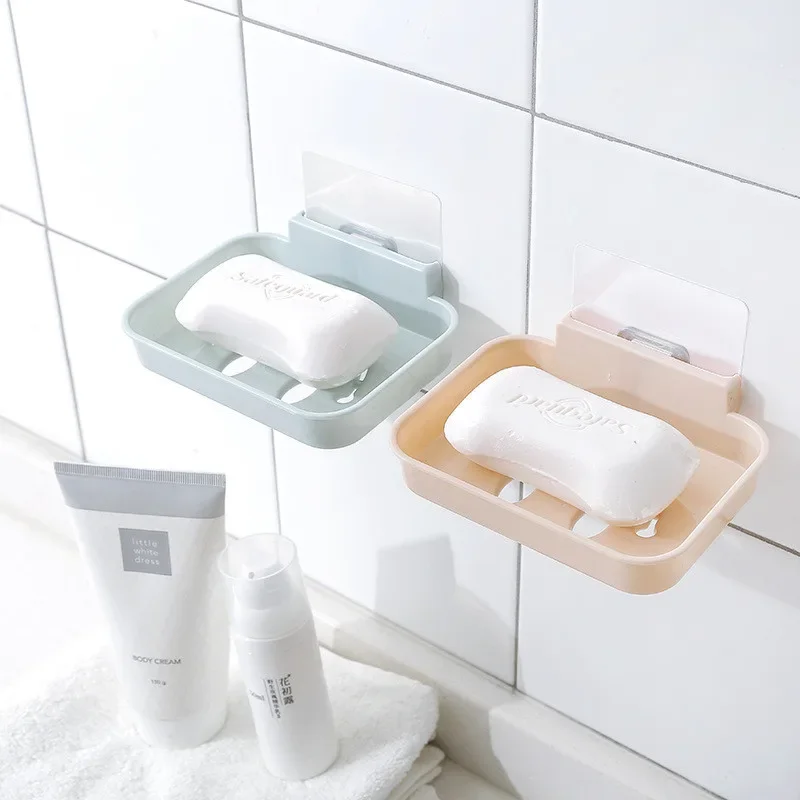 

Bathroom Soap Box Bathroom Creative Simple Soap Soap Dish Wall Drain Toilet Shelf