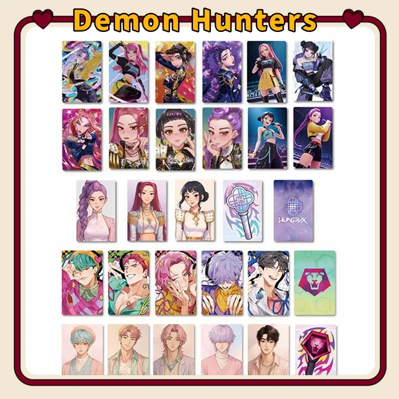 

Demon Hunters Photocards Double Sides Printing Coated LOMO Card Special Card HUNTRIX SAJABOYS Rumi Abby Fans Collection Gift