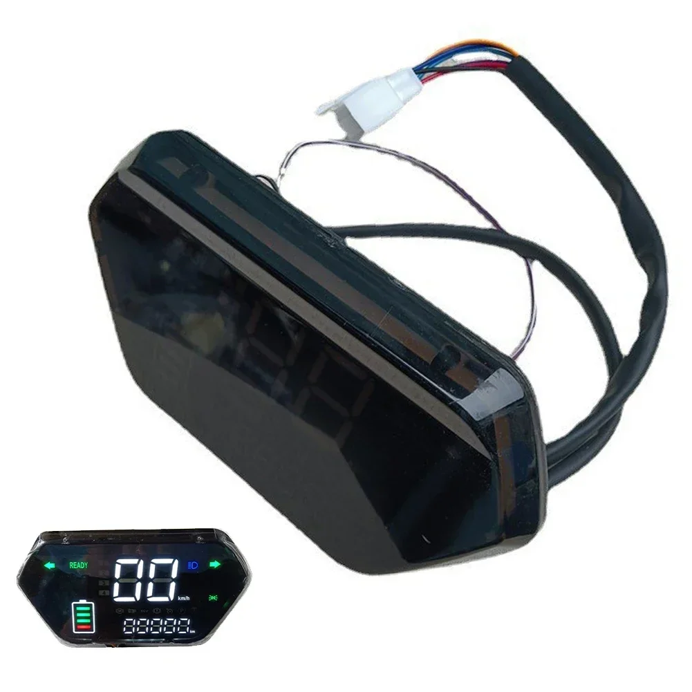 48V 60V 72V 6PIN LCD Display Electric Bike Meter Control Panel For EBike Electric Scooter Display Positive Negative Control Fit