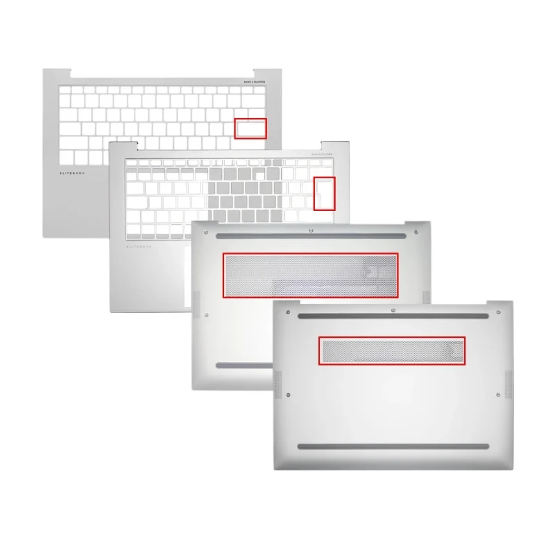 Nuevas conchas para HP EliteBook 845 G9 G10 840 G9 G10 funda inferior para portátil carcasa superior funda superior con reposamanos tapa Base inferior plateada