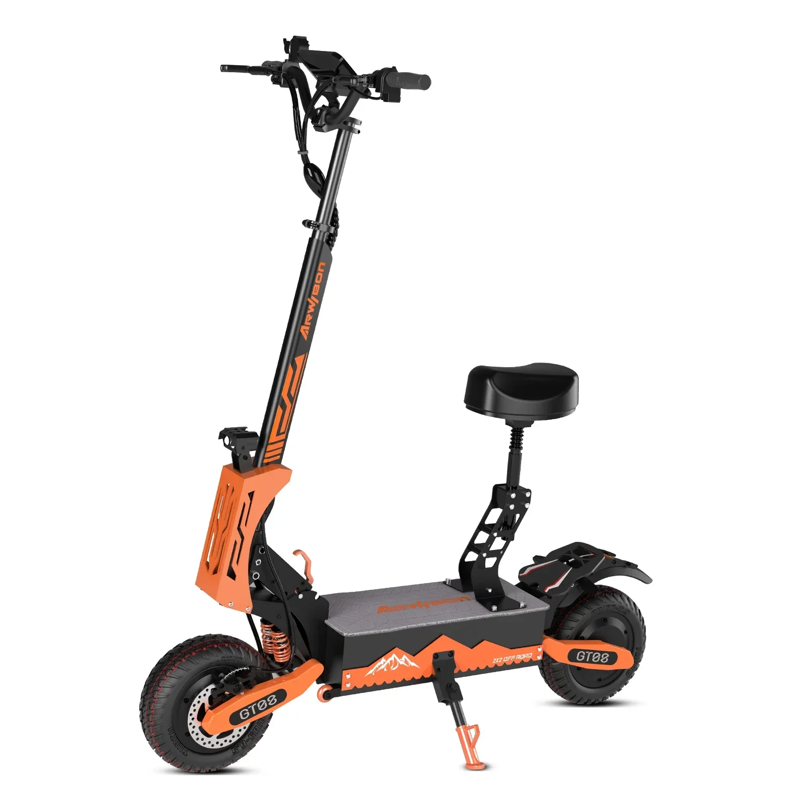 Scooter elettrico per adulti ad alta potenza 5600W 60V 27AH Scooter elettrico fuoristrada per pneumatici fuoristrada da 11 pollici con sedile Doppi motori EU