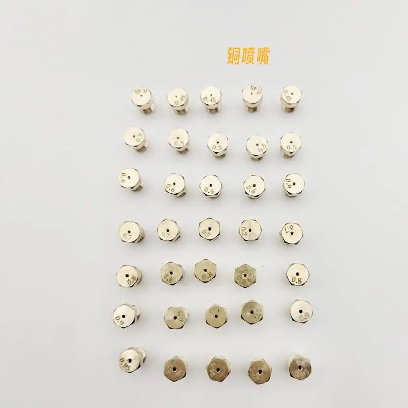 5PCS Burner Gas Hob LPG- Conversion Kits Jets 50 65 70 87 95 Brass Nozzle For Gas Stove Brass Nozzle Propane Injector