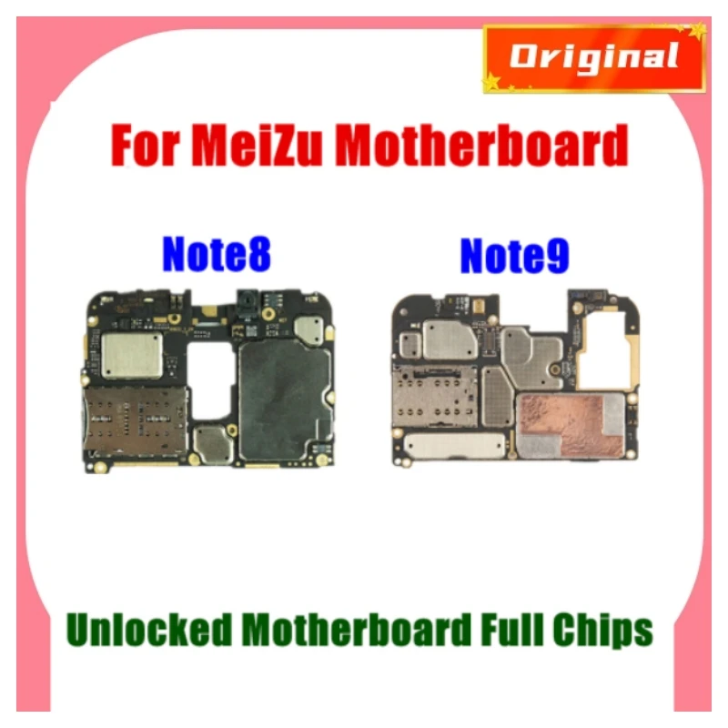 Unlocked Electronic Panel Mainboard Motherboard Circuits Flex Cable With Firmware For Meizu Meilan Note8 Note 8 Note9 Note 9