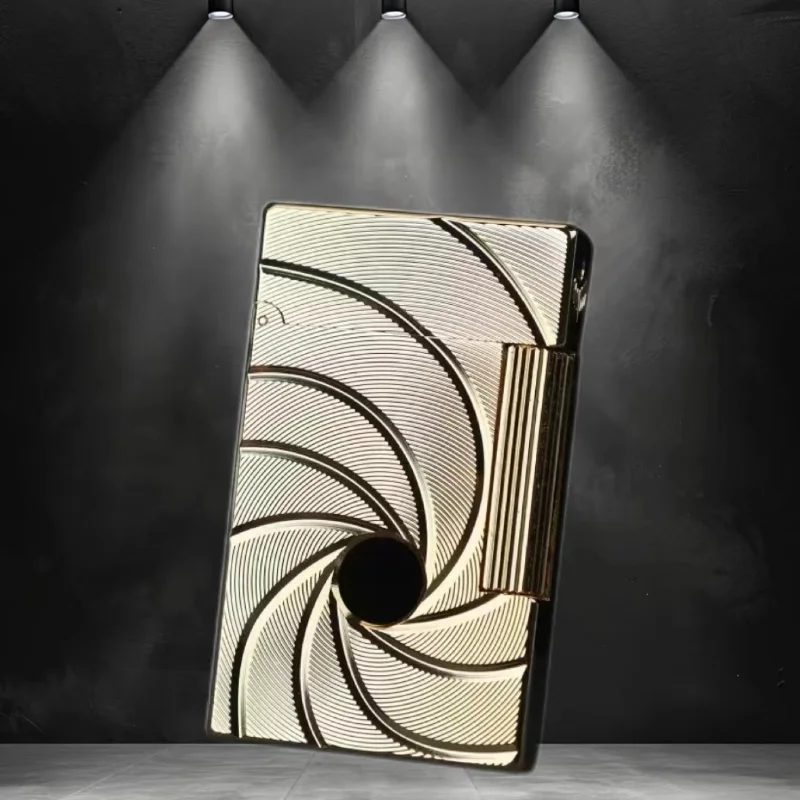 

Чистая медь, фрезерная полая стальная звуковая керосиновая зажигалка, ультратонкая зажигалка в стиле ретро, шлифовальный круг, боковая скользящая зажигалка, элитный подарок