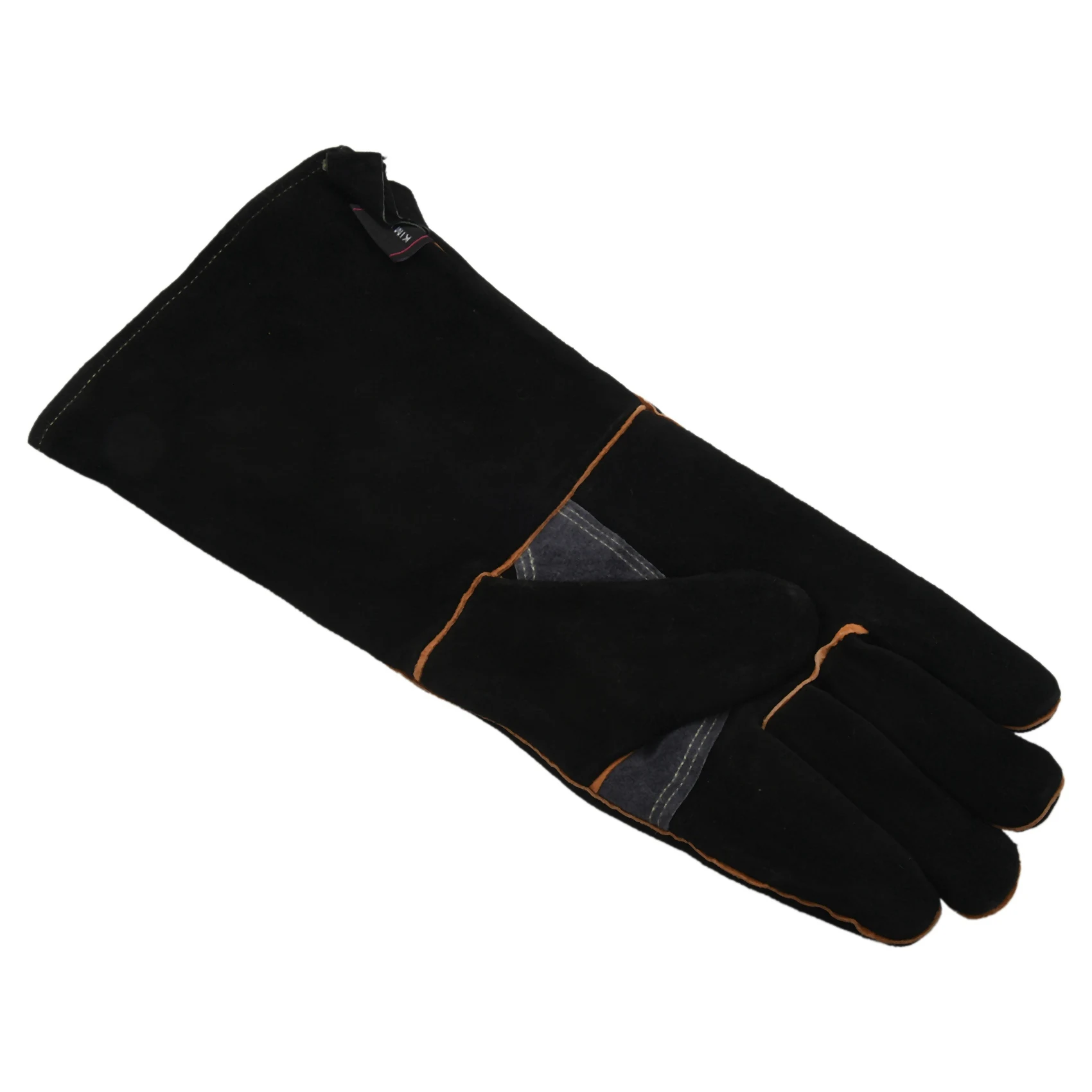 2X Extreme Heat&Fire Resistant Gloves Leather With Stitching,Mitts Perfect For Fireplace,Stove,Oven,Grill,Welding,Bbq