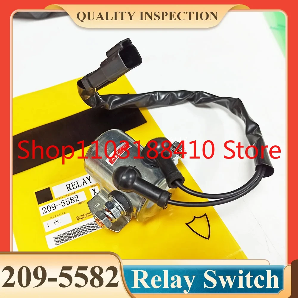 Sakelar Relai Magnetik Ekskavator 2095582   209-5582 untuk Relai Pemula C7 C9 24V