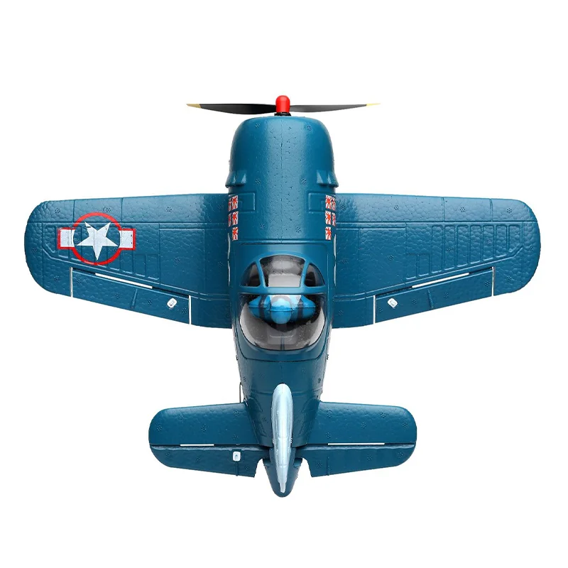 Wltoys A500 4-channel Q-version F4u Simulation Rc Plane Remote Control Fixed Wing Glider 3d/6g Mode Aircraft Model Toy Gift