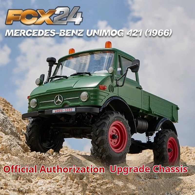 

FMS масштаб 1:24 Unimog серии FCX Внедорожный радиоуправляемый автомобиль-полноприводный альпинистский автомобиль с дистанционным управлением электрическая имитационная модель