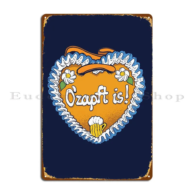 Oktoberfest Gingerbread Metal Sign Wall Mural Designs Plaques Wall Mural Printing Tin Sign Poster