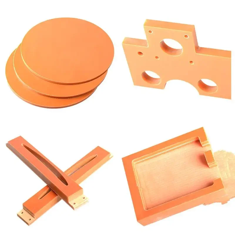 Bakelite phenolic resin flat plate 1/2/3/5mm thick in different size antistatic and high temperature resistance forPCB machinery