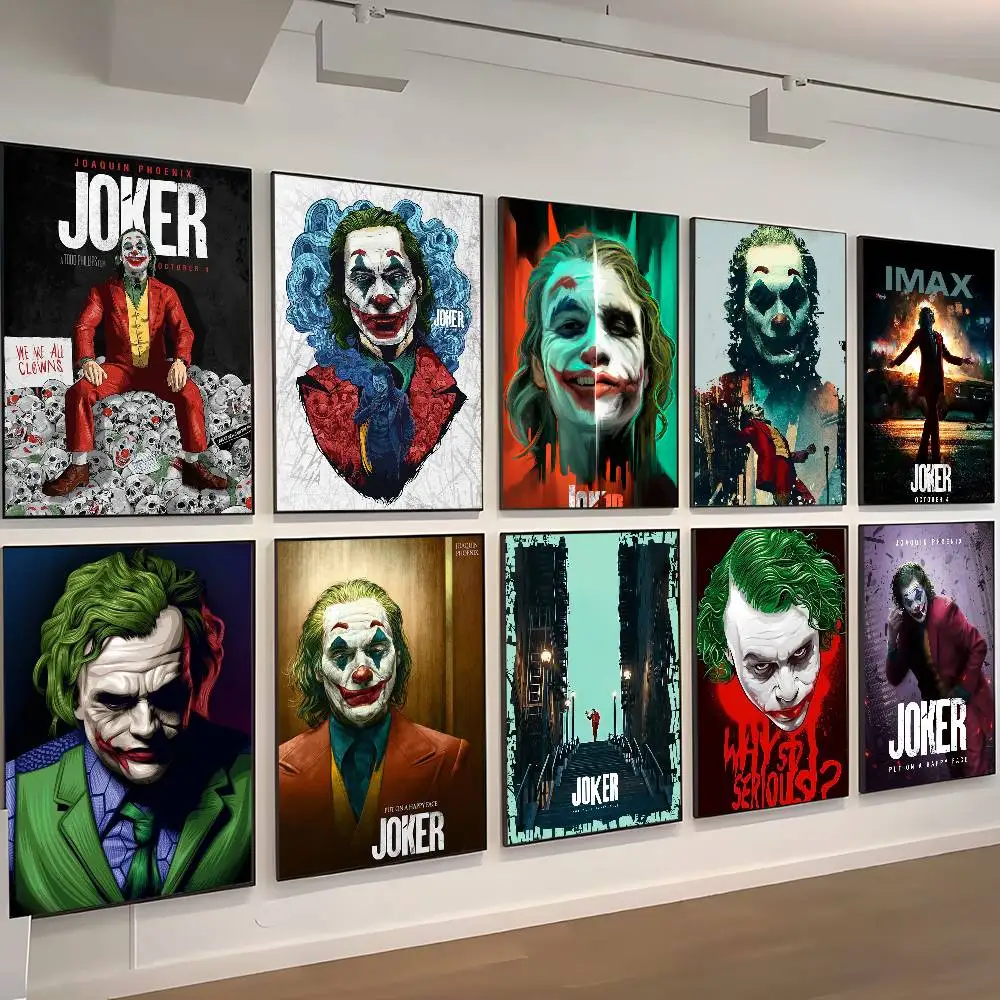 J-joker Self-adhesive Art Poster Whitepaper Prints Posters Artwork Home Decor