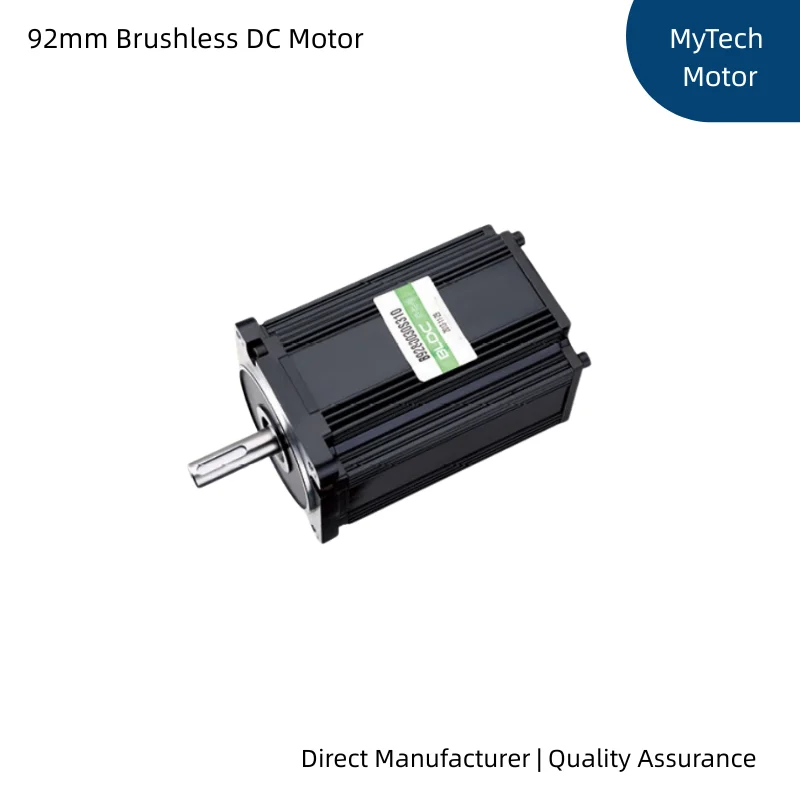 92mm Brushless DC Motor 24V-310V 300W-800W 3000RPM High Torque IP55 Flange Mount for Industrial Automation Fan Home Appliance