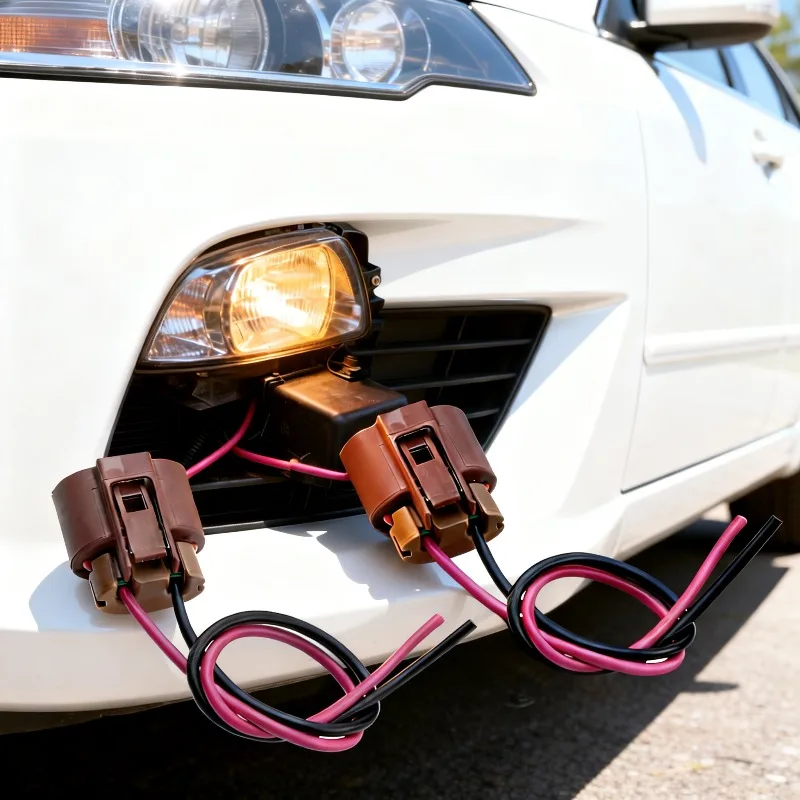 

OEM Fit 9005 HB3 9006 HB4 Wiring Harness Socket Connector for Auto Headlight Fog Lamp Base Plug Waterproof Durable Connector