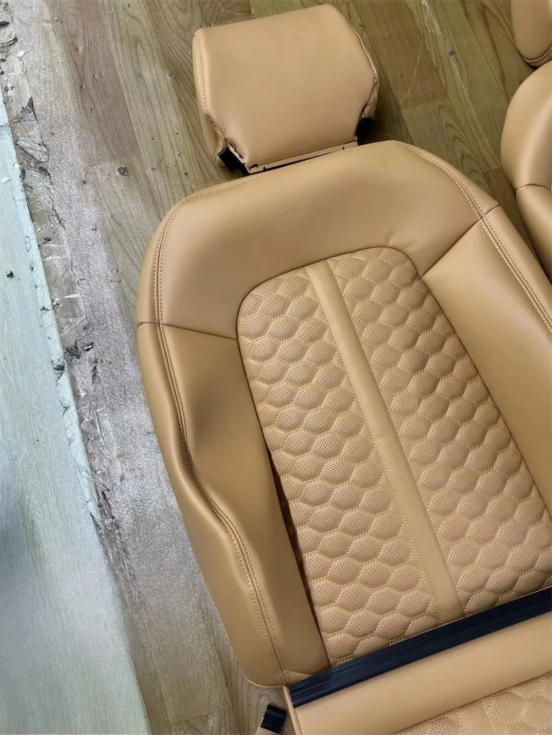 Picture 7: Luxury Quality Leather Car Seat Cover Set Comfortable Interior Accessory for Fully Universal MPV 7-Seater Van for