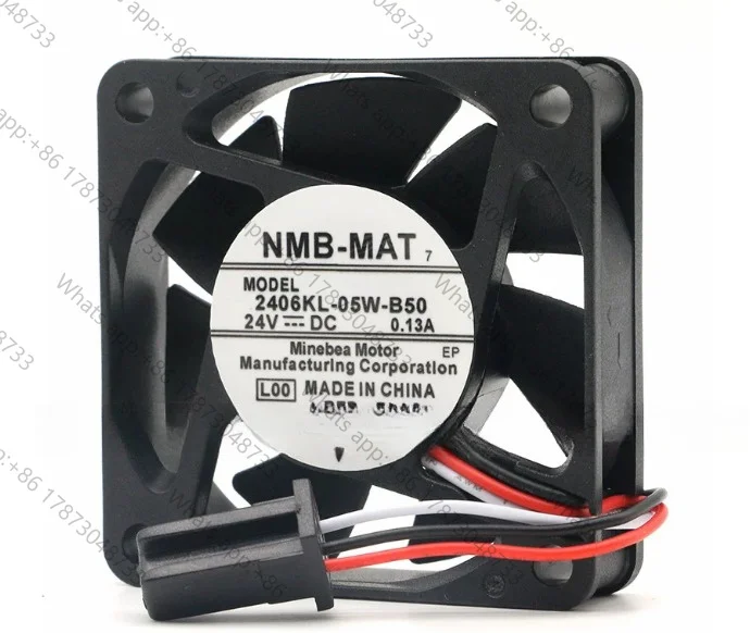 Tool PartsOriginal for NMB 2406KL-05W-B59 6cm 24V 0.13A 6015 60*15MM Fanuc CNC machine tool cooling fan