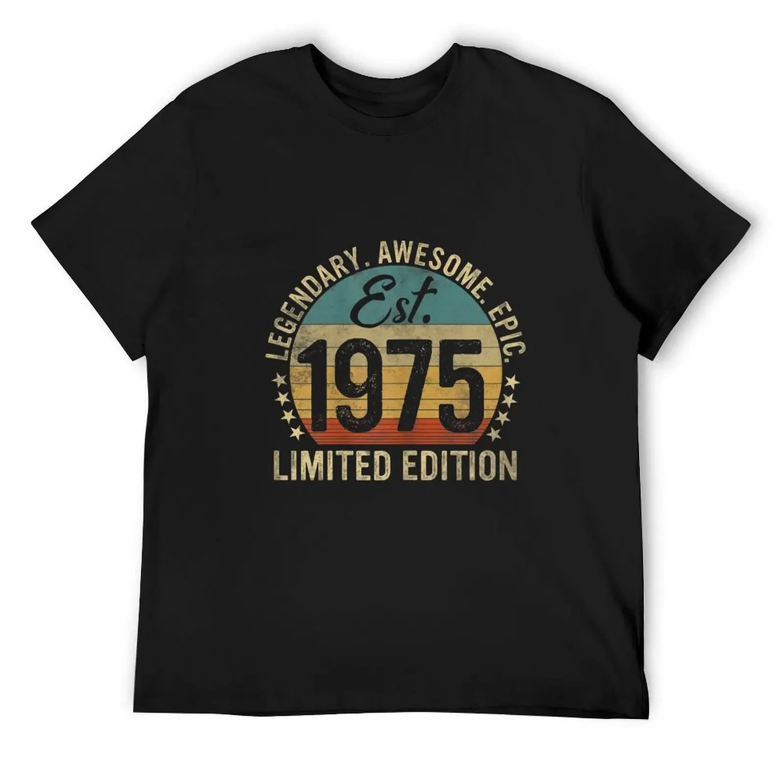 

Est. 1975 Vintage 1975 Limited Edition 46th Birthday T-Shirt quick drying basketball graphic tees heavy weight t shirts for men