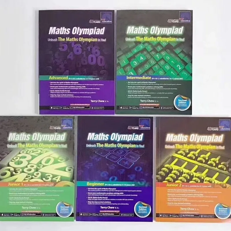 

SAP Maths Olympiad Initial Training Questions for Mathematical Thinking In Olympiad Mathematics for Grades 1-6 Singapore Books