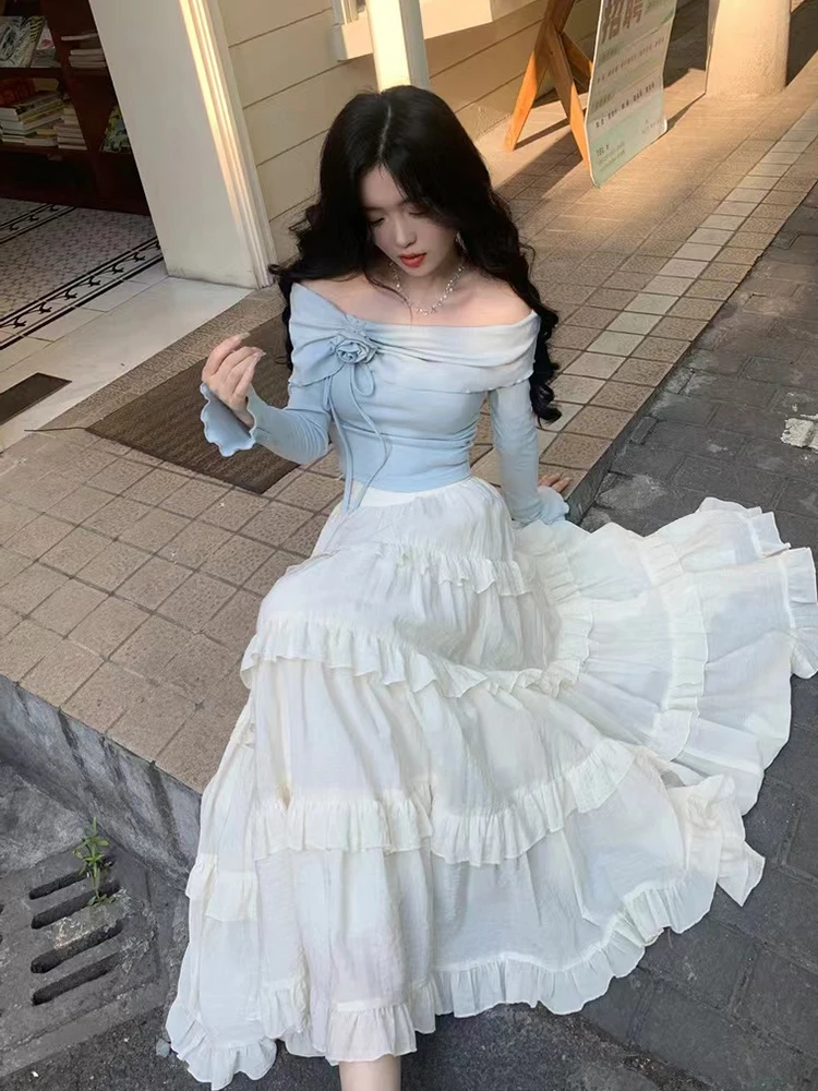 

Ele Gentle Wind Unique Beautiful Small Set Autumn 2025 New Slim Design Dual Wear Two-Piece Set Faionable Women's Ensemble