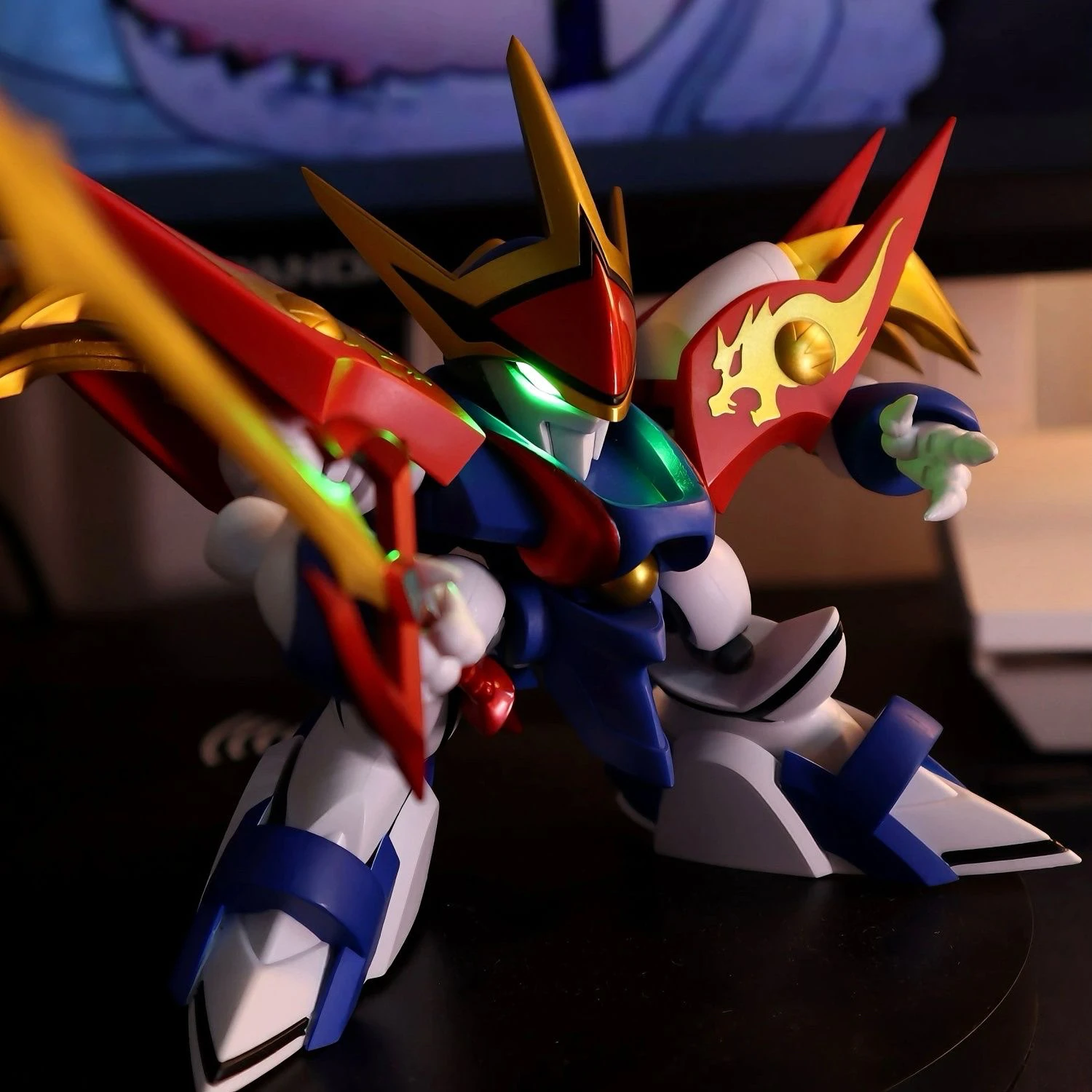 

24cm Limited Edition Dragon Shrine Warrior (Ryusei Go) Sun GK Figure | Mazinger Z Anime Statue | Collectible Ornament & Gift