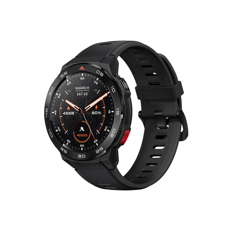 

Global Version Mibro Smart Watch 1.43" Amoled Display GS Pro 5ATM Waterproof 105 Sports Modes Heart Rate Monitoring Sporty Style