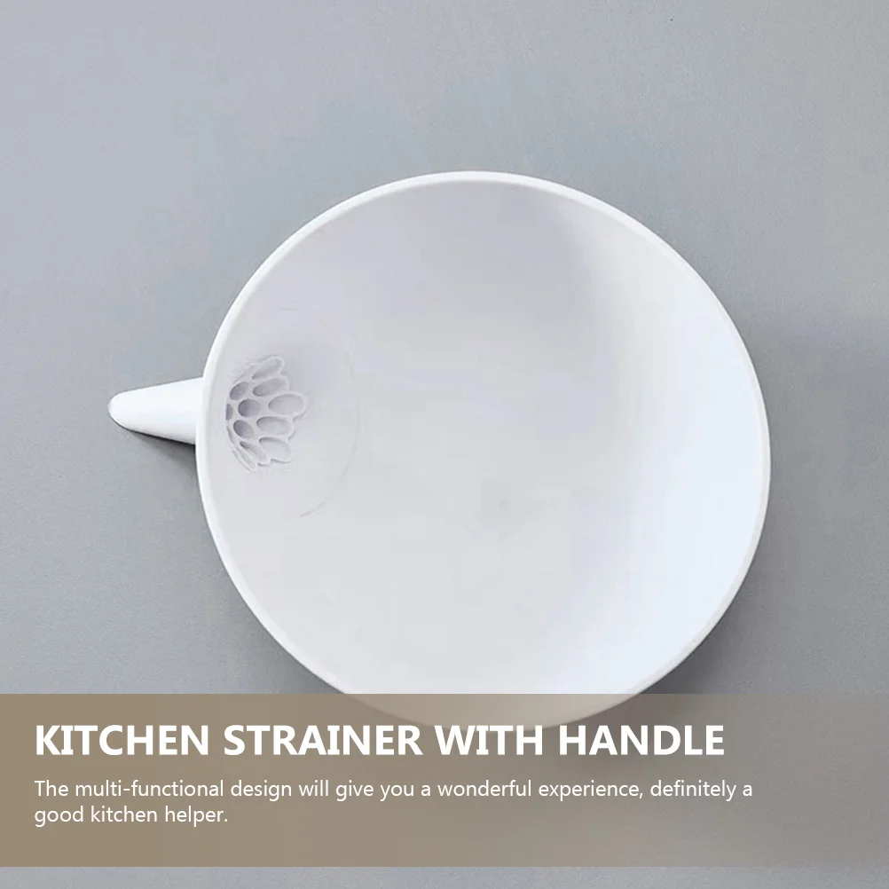 

Plastic Bowl Kitchen Strainer With H Pasta Noodle Rice Vegetable Fruit Kitchen Helper Home Restaurant
